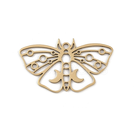 201 Stainless Steel Pendants STAS-U052-03B-G-1