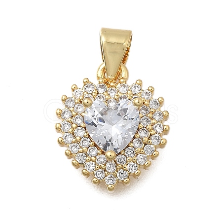 Brass Micro Pave Cubic Zirconia Pendants LS-KK-D431-018G-1