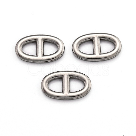 Non-Tarnish 304 Stainless Steel Connector Charms STAS-H120-11P-A-1