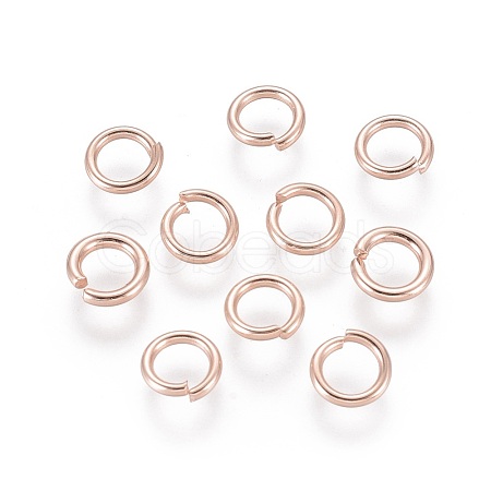 304 Stainless Steel Open Jump Rings X-STAS-O098-02RG-02-1