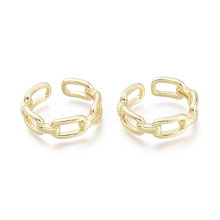 Brass Cuff Rings LS-RJEW-F103-04-G-1