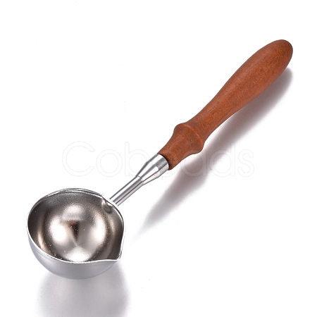 Brass Wax Sticks Melting Spoon AJEW-I043-03P-1