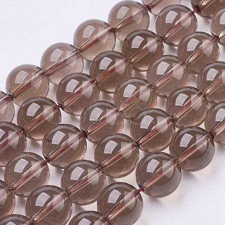Smoky Quartz Beads Strands X-G-C076-8mm-4-1