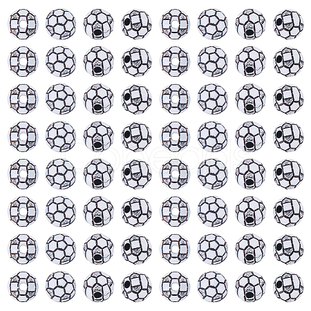 150Pcs Craft Style Acrylic Beads SACR-UN0001-03-1