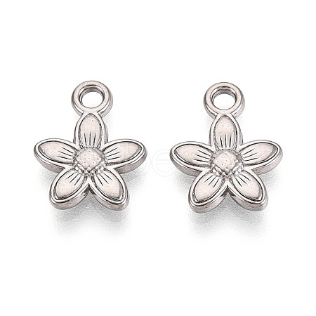 Non-Tarnish 304 Stainless Steel Charms STAS-N103-112P-1