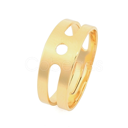 316 Surgical Stainless Steel Ring Band for Jewelry Making STAS-C125-03G-1