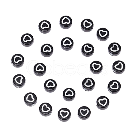 Craft Style Acrylic Beads X-MACR-T023-24A-1