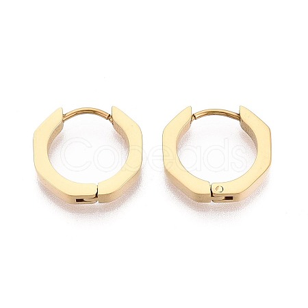 304 Stainless Steel Hoop Earrings STAS-T074-38G-A-1