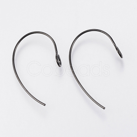 304 Stainless Steel Earring Hooks X-STAS-F148-05B-1