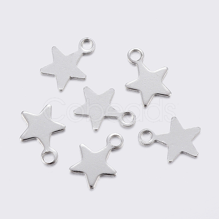 Tarnish Resistant 304 Stainless Steel Charms STAS-F159-43P-1