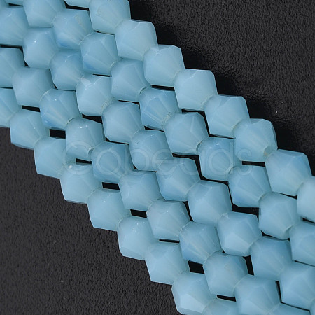Faceted Bicone Opal Beads Strands EGLA-P017-01B-1