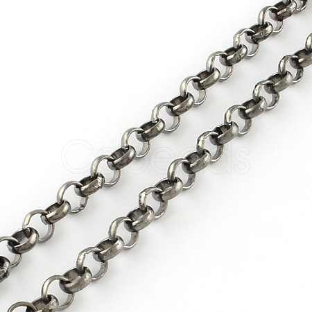 Iron Rolo Chains CH-J001-BL8.0-B-1