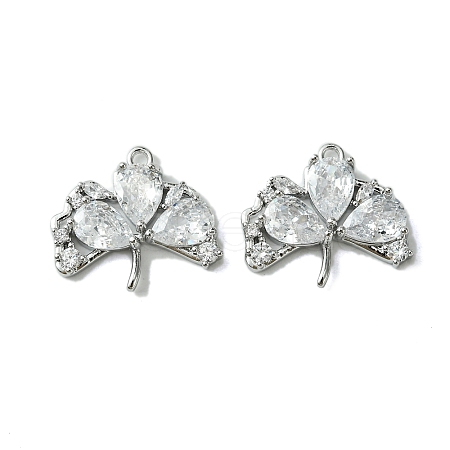 Real Platinum Plated Brass Pendants KK-D092-01P-03-1