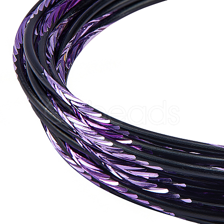 Textured Round Aluminum Craft Wire AW-BC0003-21C-1