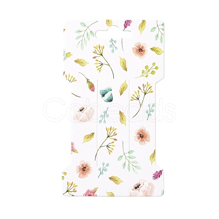 Paper Hair Clip Display Cards DIY-B061-06B-08-1