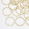 Alloy Pendants, Ring, Light Gold, 33x33x2mm, Hole: 2mm