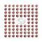 100Pcs 8mm Grade AAA Natural Rhodonite Round Beads, with 10m Elastic Crystal Thread, for DIY Stretch Bracelets Making Kits, 8mm, Hole: 0.8mm