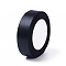 Satin Ribbon for DIY Garment Hairbow Accessory, Black, about 1 inch(25mm) wide, 25yards/roll(22.86m/roll)