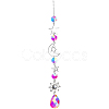 1Pc Iron Big Pendant Decorations DJEW-CN0001-37C-1