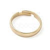 Adjustable Brass Finger Rings Components KK-K414-09G-2