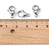 Tarnish Resistant 304 Stainless Steel Lobster Claw Clasps Hand Polished STAS-M262-01-13mm-3