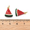 Brass Enamel Pendants KK-L237-029G-03-2