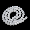 Imitation Jade Glass Beads Stands EGLA-A035-J8mm-D05-3