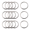 Non-Tarnish 201 Stainless Steel Linking Rings X-STAS-F192-001P-03-1