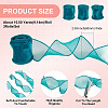 3 Rolls Polyester Organza Ribbons SRIB-TA0001-25-4