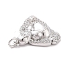 Eco-Friendly Brass Micro Pave Cubic Zirconia Pendants KK-K2685-12P-4