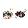 Natural Tourmaline Pendants G-T131-97B-010-1