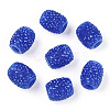 Opaque Resin European Jelly Colored Beads RESI-B025-02A-02-1