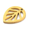 304 Stainless Steel Charms STAS-Q306-01G-C-2