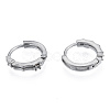 Tarnish Resistant 304 Stainless Steel Hoop Earrings Findings LS-STAS-N092-189-1