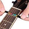 Plastic Self-Adhesive Guitar Fretboard Note Map Sticker Labels AJEW-AN0007-32-4