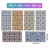 6Pcs PVC Waterproof Decorative Stickers DIY-WH0657-035-2