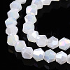 Imitation Jade Electroplate Glass Beads Strands EGLA-A039-J2mm-B06-3