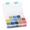 375G 15 Colors Glass Seed Beads SEED-JP0004-04-2mm-6