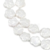 Electroplate Shell Pearl Beads Strands BSHE-Z009-07-01-4