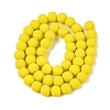 Opaque Glass Beads Strands GLAA-T032-P8mm-MD10-2
