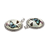 Tibetan Style Alloy Pendants TIBE-F013-01AS-A01-3