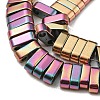 Electroplated Non-magnetic Synthetic Hematite Beads Strands G-C106-B02-01A-3