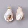 Natural Cultured Freshwater Pearl Pendants PEAR-F008-31G-07-2