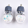Opaque Resin Pendants RESI-T051-06A-2