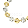 Ion Plating(IP) 304 Stainless Steel Round Link Bracelets for Women BJEW-A007-01GP-2