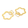 Rack Plating Brass Earrings EJEW-S219-01G-2