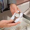 Lint Cloth Bracelet Pillow Jewelry Displays BDIS-WH0008-03B-10