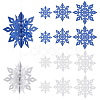 2Bags 2 Colors Christmas Theme Plastic Decorations DIY-SC0026-68-1