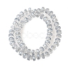 Transparent Electroplate Glass Beads Strands EGLA-P062-01A-PL01-2
