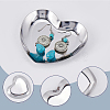 4Pcs 430 Stainless Steel Jewelry Plates AJEW-CN0004-48-6